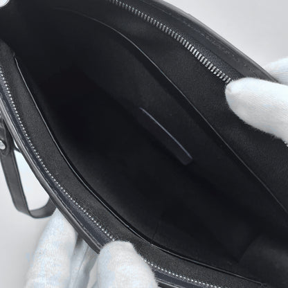 Man Purse Clutch bag in full genuine Black and White Python skin